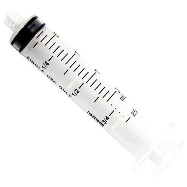 Syringe: Luer-Lock, 20-25cc